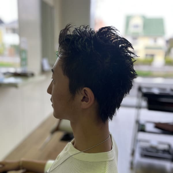 ★メンズスパイキーショート