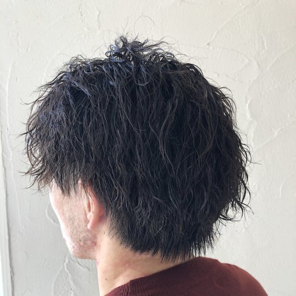 メンズ　ツイストスパイラルパーマ