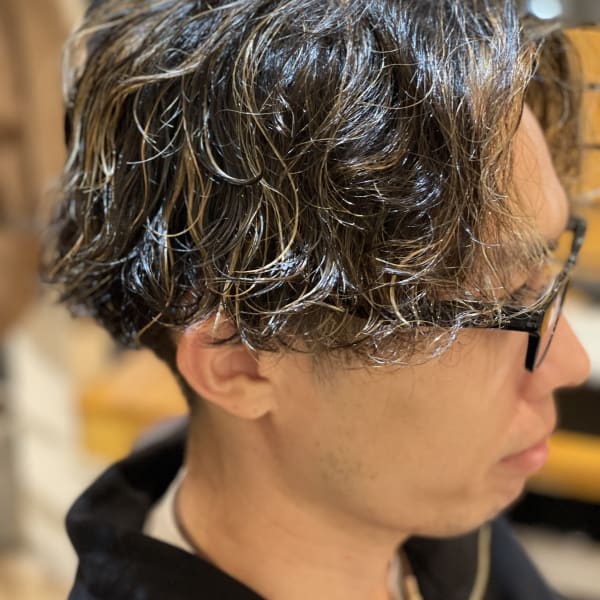 ハイライト×パーマ