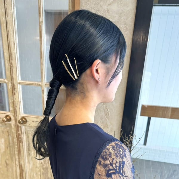 結婚式 パーティヘアセット