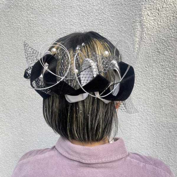 ボブヘアアレンジ/ボブアレンジ/袴ヘア/卒業式ヘアアレンジ