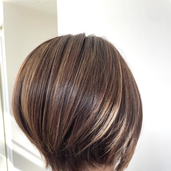 白髪ぼかしハイライト