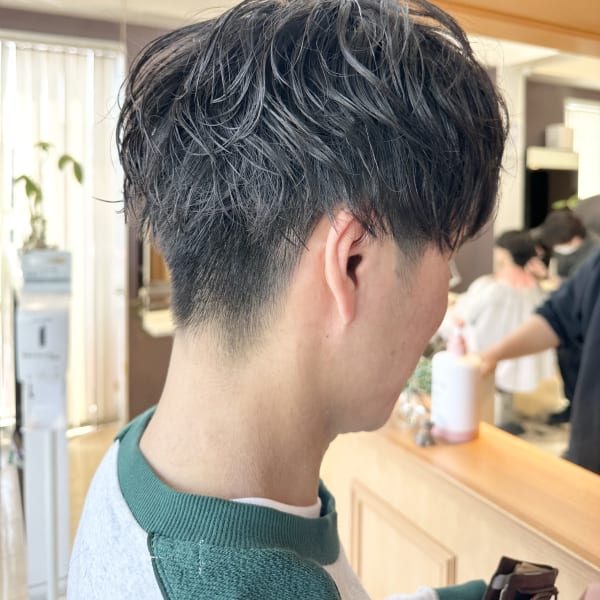 メンズヘア×パーマ