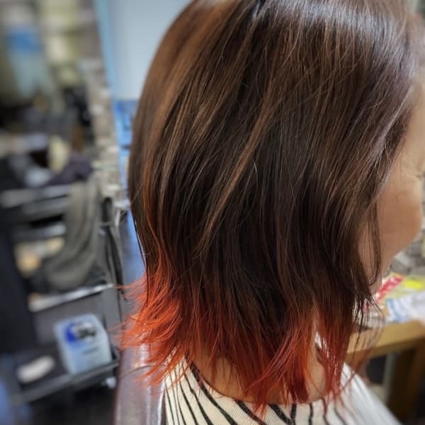 【HAIR MAKE ROSY 北18条店】レディースカラー