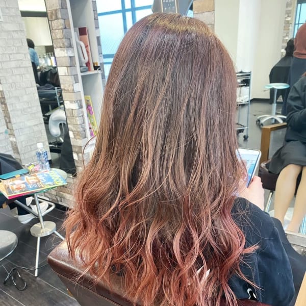 【HAIR MAKE ROSY 北18条店】レディースカラー