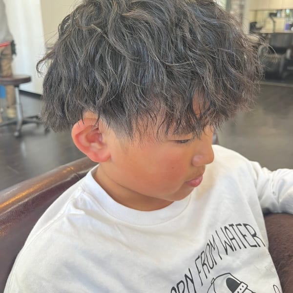 【HAIR MAKE ROSY 北18条店】キッズパーマ