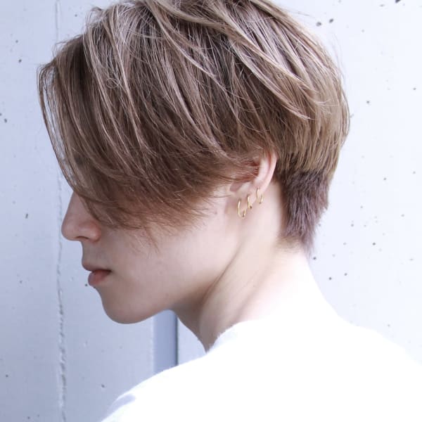 センターパート/ベリーショート/カルマパーマ