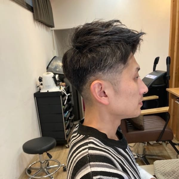 お客様髪質改善データ1158(メンズショート)