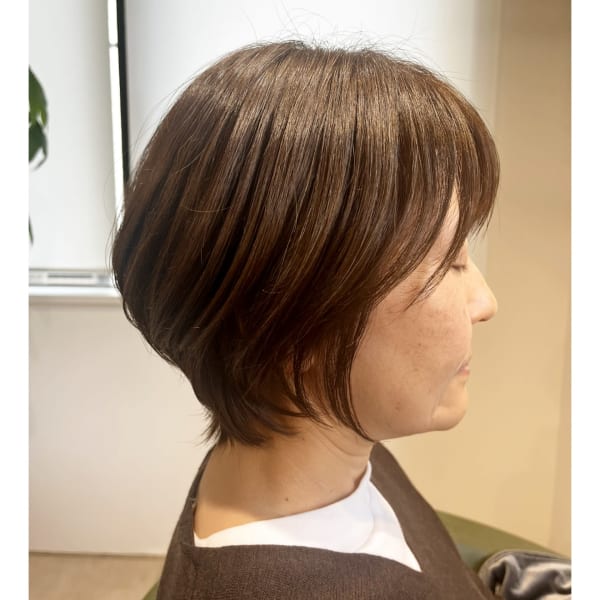 『40代50代にオススメ♪大人女性の』ウル艶ショート|Vanguard早稲田