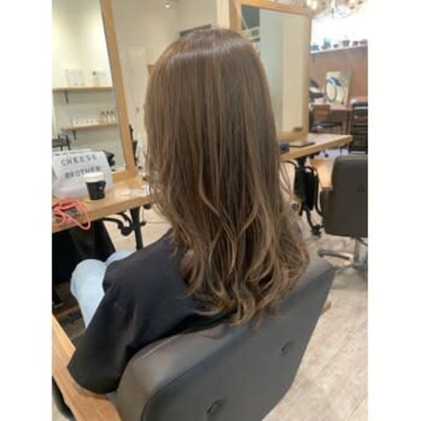 ロング　ゆるふわ　ウェーブ