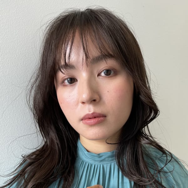 美髪レイヤー/エアリーロング/ピンクブラウン