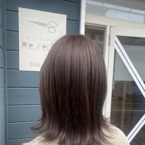 【Re.felice／札幌】前上がり外ハネスタイル