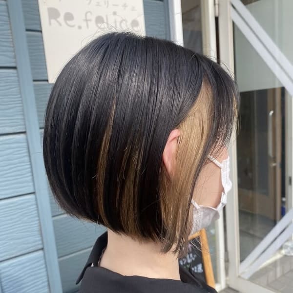 【Re.felice／札幌】ブロンドインナーカラー