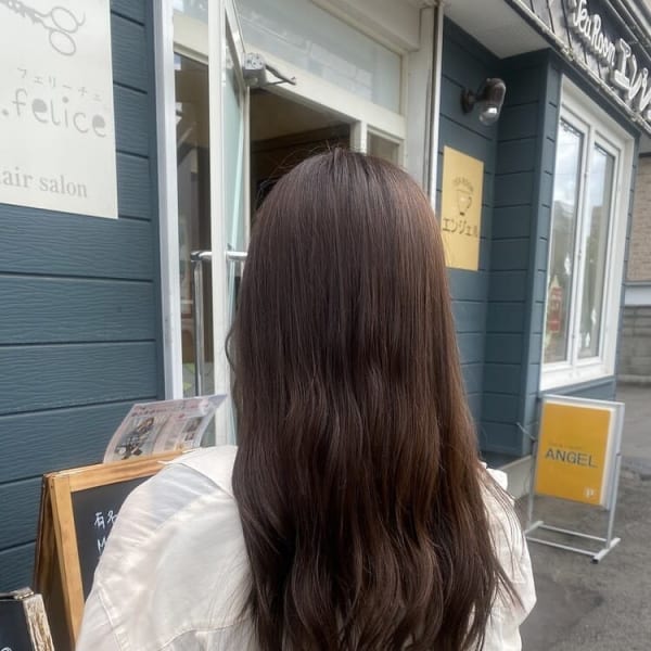 【Re.felice/札幌】ピンクブラウンカラー|Re.felice