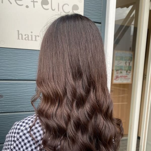 【Re.felice/札幌】ピンクブラウンカラー|Re.felice
