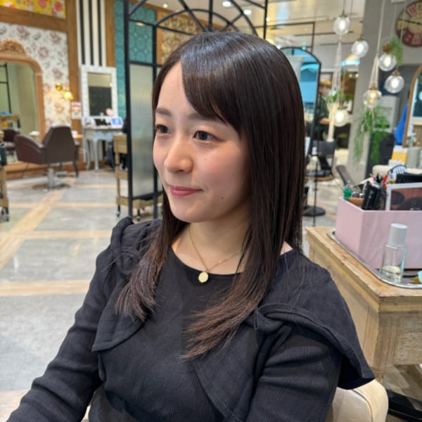 "梅雨対策" 地毛風ストレート|ZA/ZA shinjuku