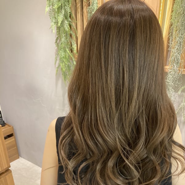 ロング　カール　ウェーブ