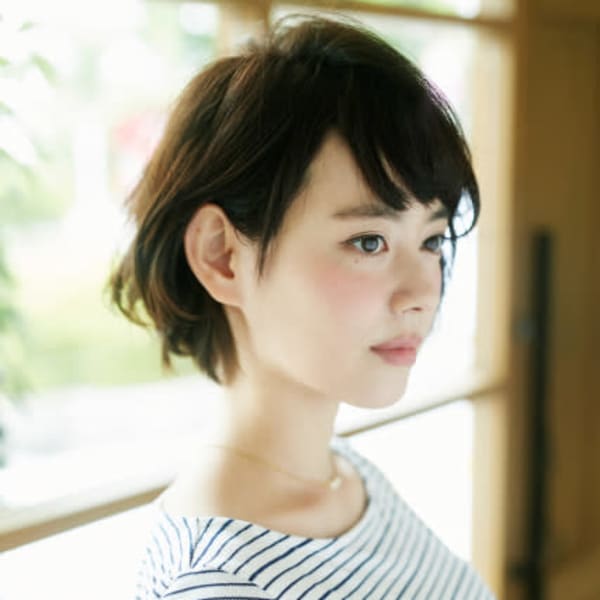 スタイリング簡単　似合わせショート　