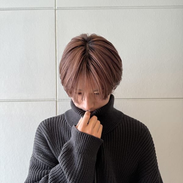 ピンクベージュ/ウルフマッシュ