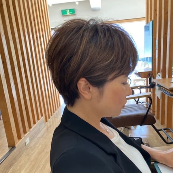 お客様髪質改善データ1170(ハンサムショート)