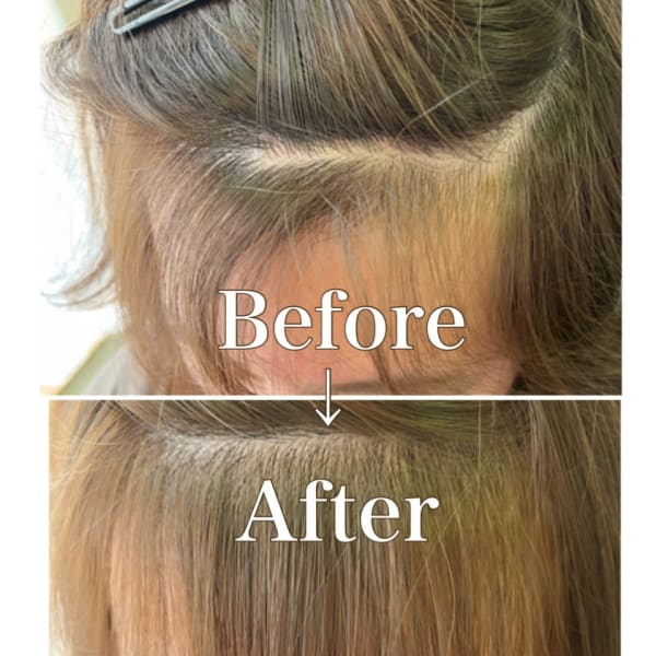 前髪割れ癖改善パーマ