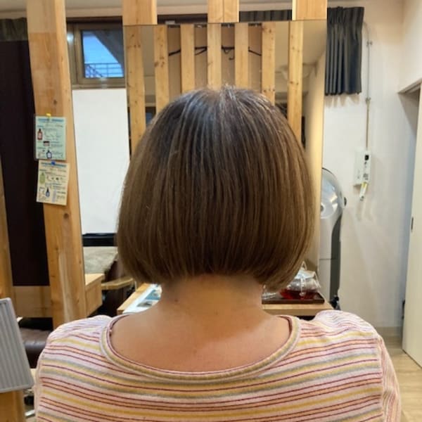 お客様髪質改善データ1177(ミニボブ)