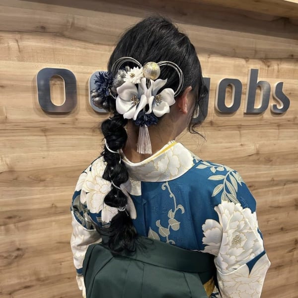 卒業式 袴着付け+ヘアセット