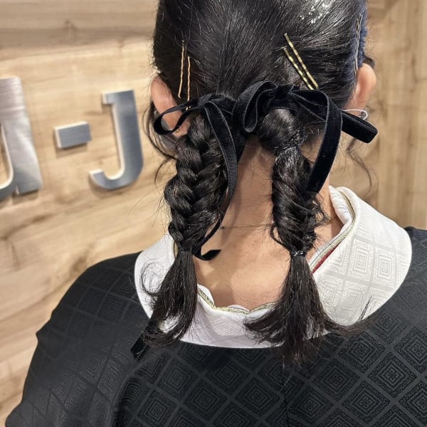 袴着付け＋ヘアセット＋メイク