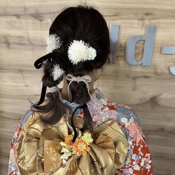 振袖着付け＋ヘアセット＋メイク