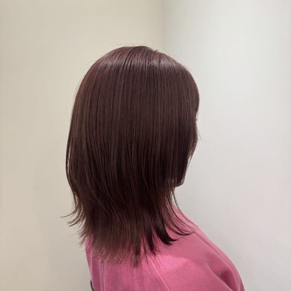 春カラー カシスピンクカラー ダブルカラー ウルフ 東池袋