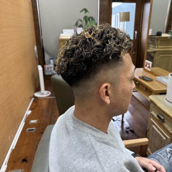 ハイライト×極道パーマ