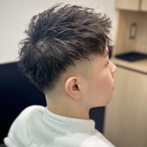 【フェードにはこれ!!】ツイストフェザーバング