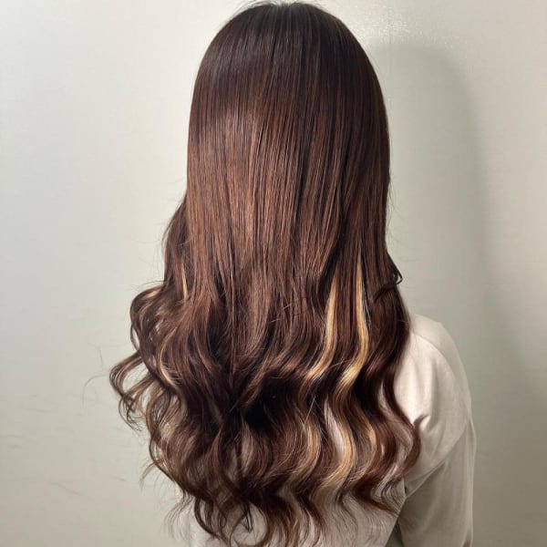 控えめインナーカラー