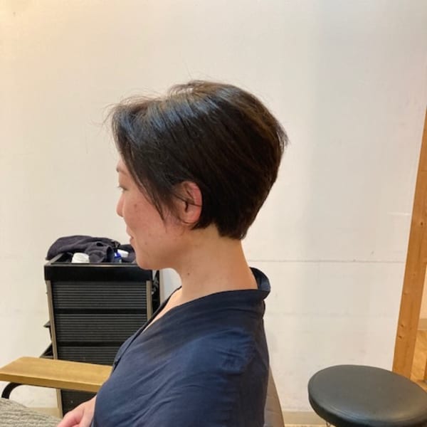 お客様髪質改善データ1194(グラデーションショート)