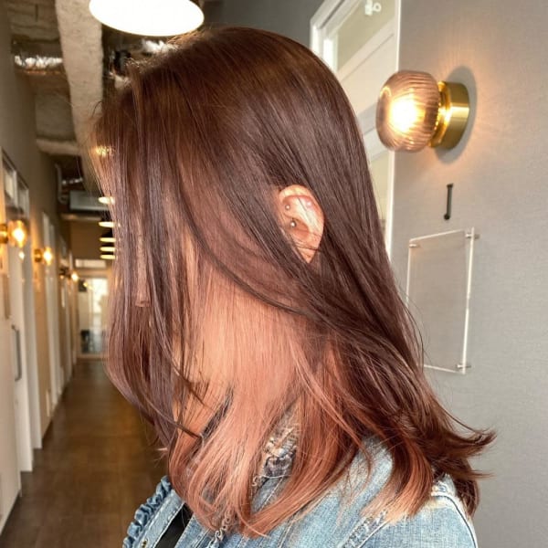 《kitin吉祥寺》インナーカラー ロング レイヤー