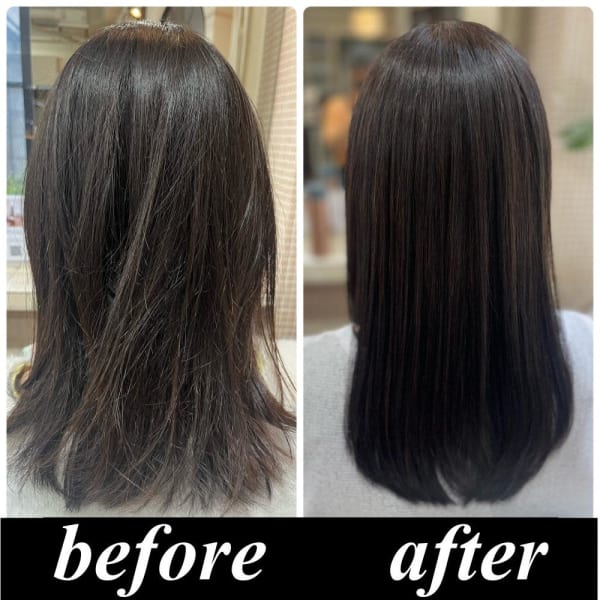 【美髪整形】異次元の最新髪質改善☆シルク酸性ストレート