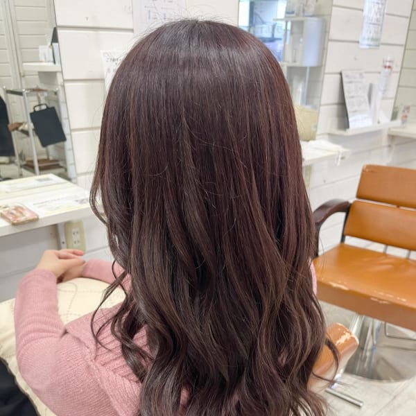 ピンクブラウン/20代/薬院