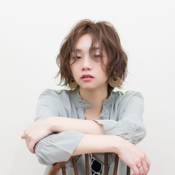 ニュアンスパーマ×ショートボブ