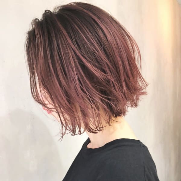 ピンクアッシュグラデーション_ba220582