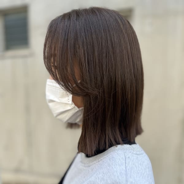 レイヤー風姫カット