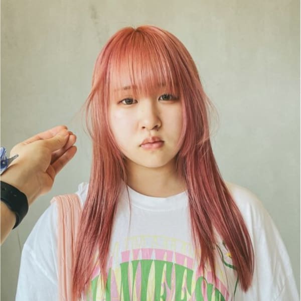 【透明感カラー】カット＋ダブルカラー＋質感再整4step 次|LUVISM 長岡店【ラヴィズム】