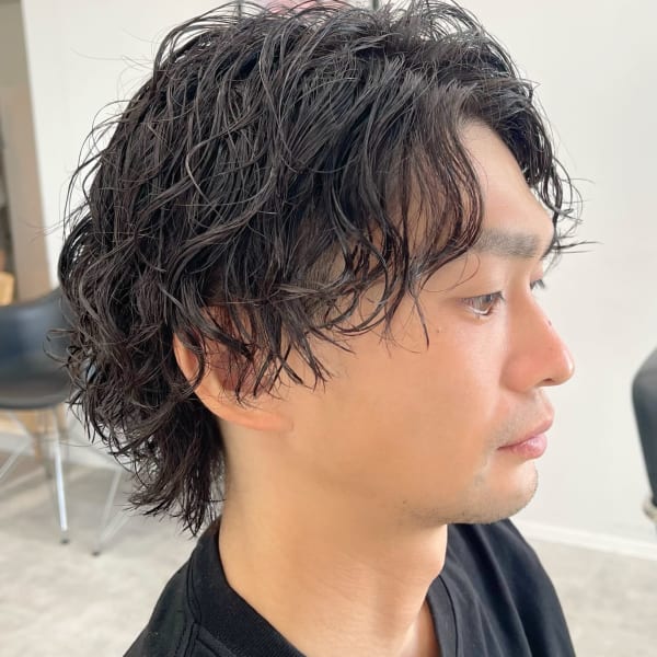 【メンズ限定】　人気スタイル　カット＋波巻きスパイラルパーマ|LUVISM 長岡店【ラヴィズム】