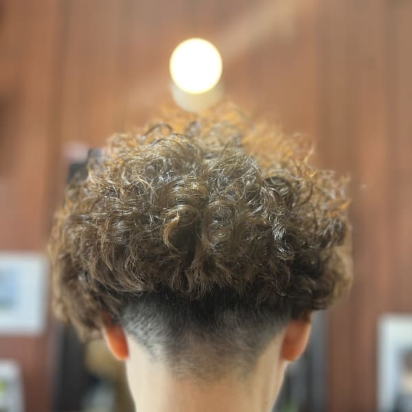 クリクリなパーマ