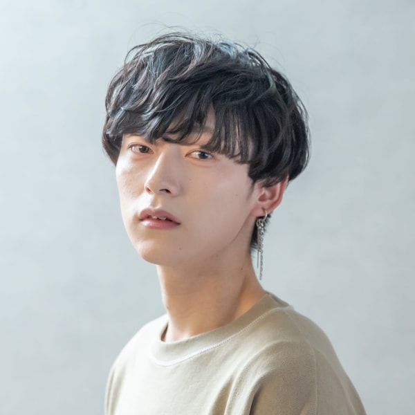 マッシュ×無造作パーマ|SALONS HAIR 府中店