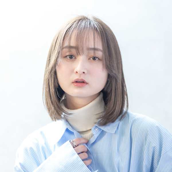 フレンチセピアアッシュ×こなれミディ|SALONS HAIR 舟入幸町店