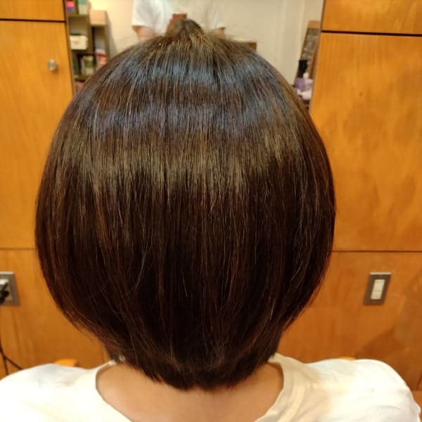 美髪ストレート＋カット＆カラー