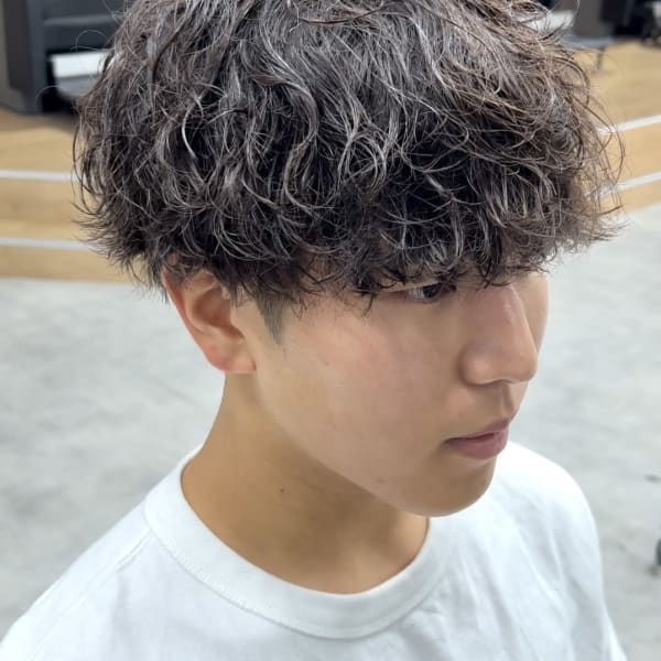 【大川原限定】 人気スタイル カット+波巻きスパイラルパーマ