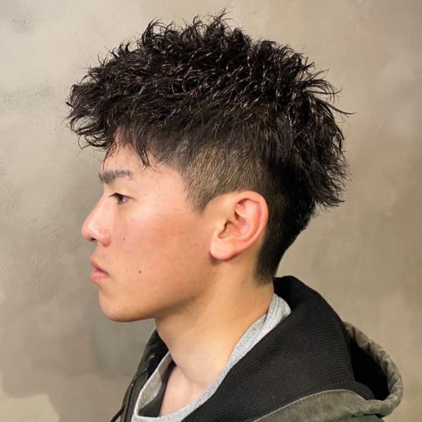 ツイスパ　スパイキーショート　刈り上げツーブロック|完全個室 THIS IS BARBER 3rd