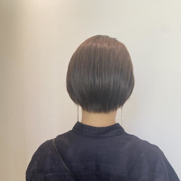 小顔☆細見えショートヘア|半個室 rire hair 千早店