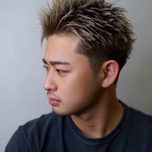 メンズヘア整形スパイラルパーマ波巻きツイストメンズパーマ髪型 | メンズヘア整形サロン GOALD 渋谷本店(メンズヘアセイケイサロン